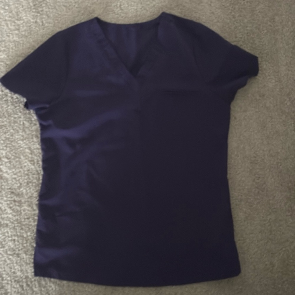 Mandala Scrub Shirt Size Small Deep Purple Perfect Condition!!